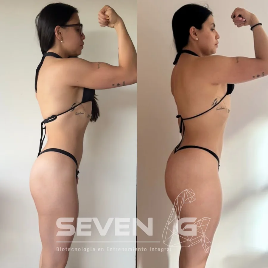 Antes y después de Andrea Pinzón, 30 semanas