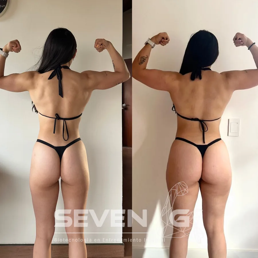 Antes y después de Andrea Pinzón, 30 semanas