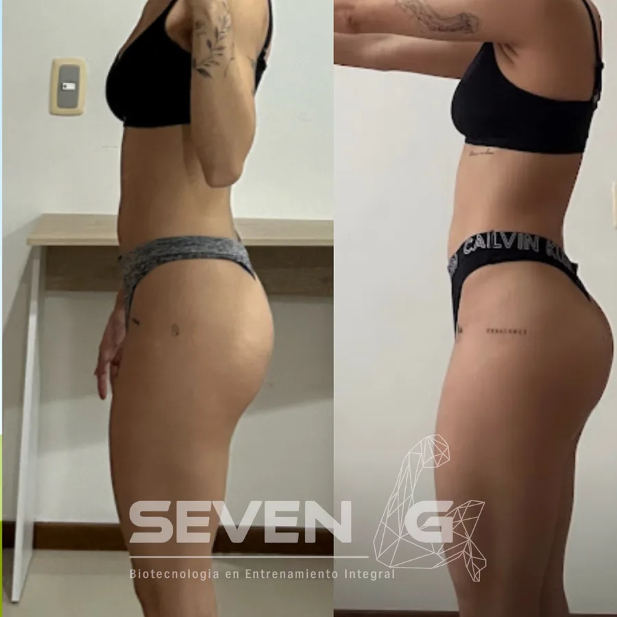 Antes y después de Jackeline Hernandez, 12 semanas