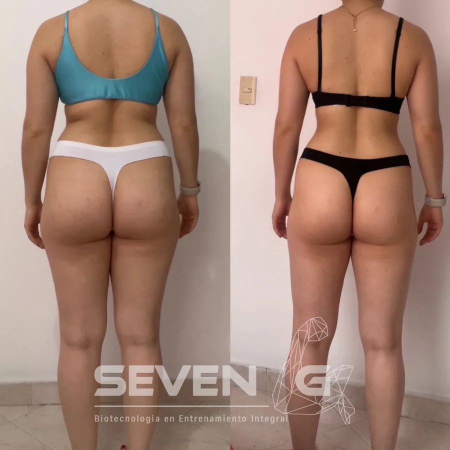 Antes y después de Maria Isabel Londoño, 16 semanas