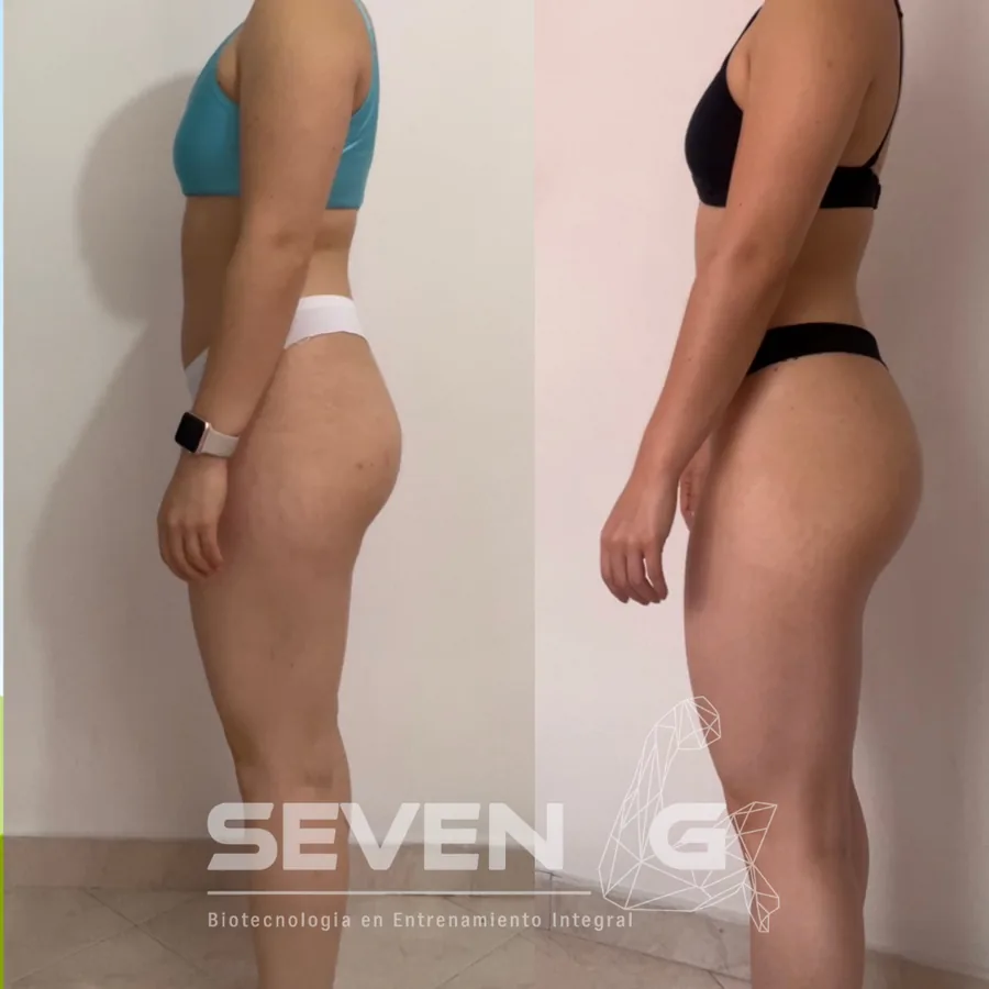 Antes y después de Maria Isabel Londoño, 16 semanas