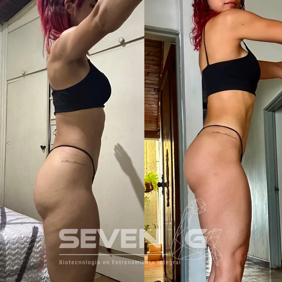 Antes y después de Mariana Arias, 12 semanas