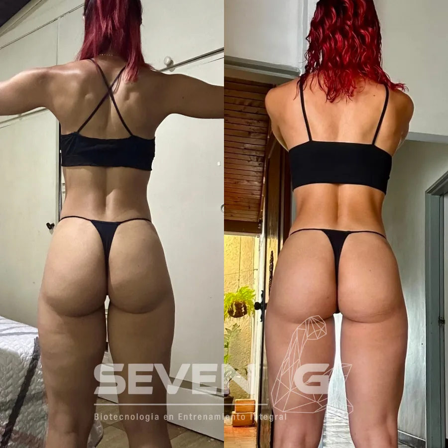 Antes y después de Mariana Arias, 12 semanas