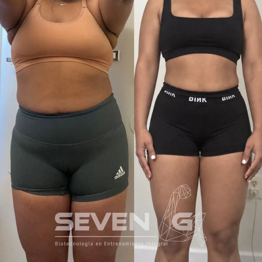 Antes y después de Melissa Almánzar, 30 semanas
